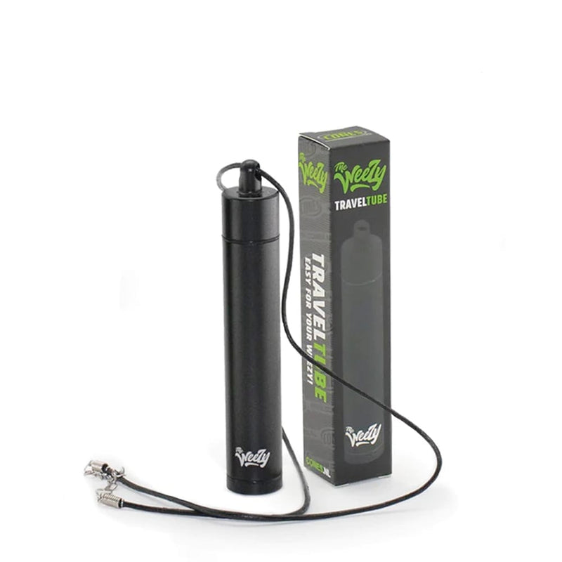 Weezy Travel Tube aus Alumium - SCHWARZ