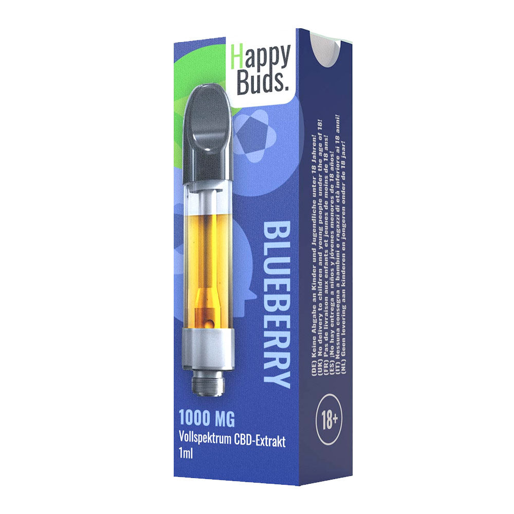 Happy Buds CBD Extraktkartuschen - Bluberry
