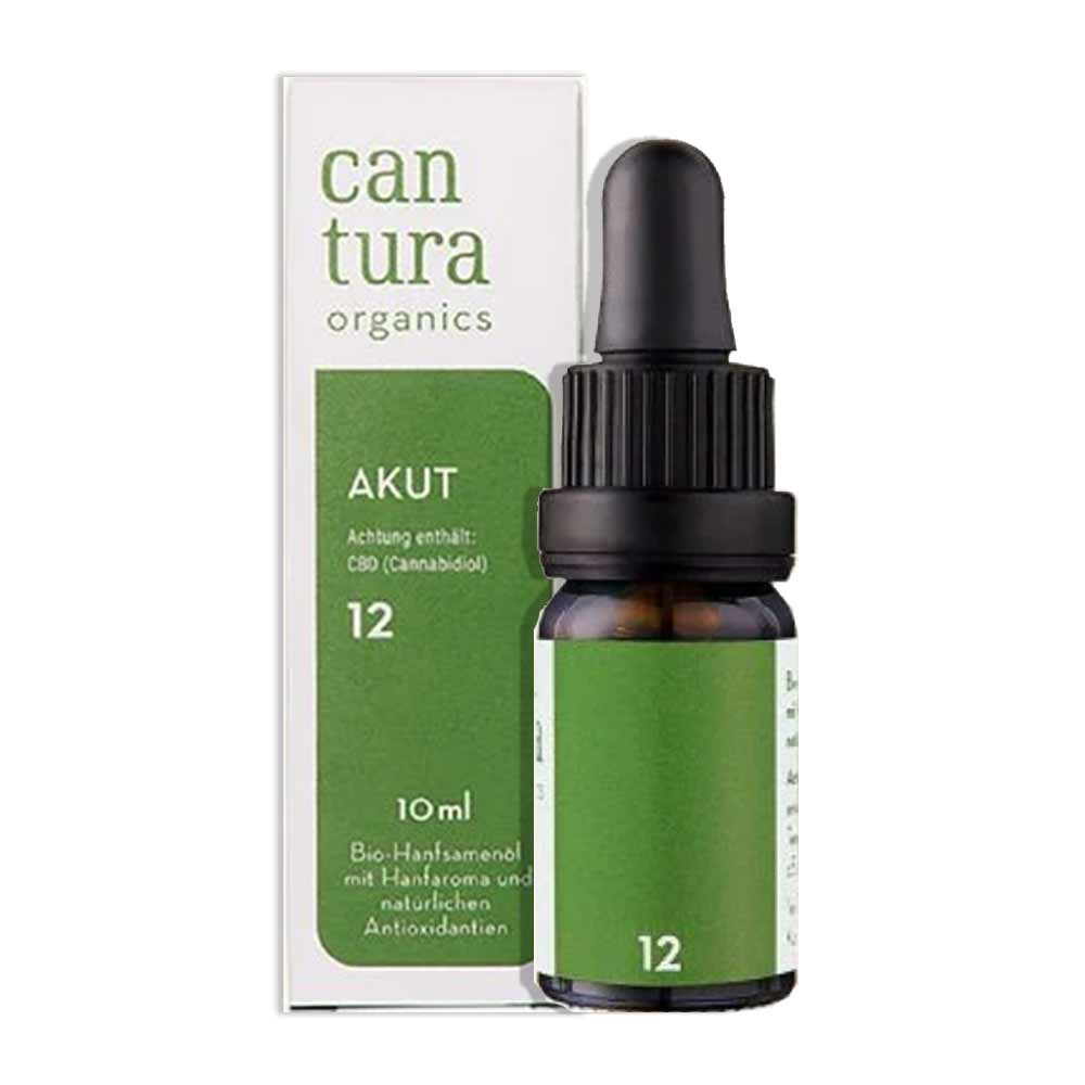 Cantura Organics Akut 12% CBD Öl