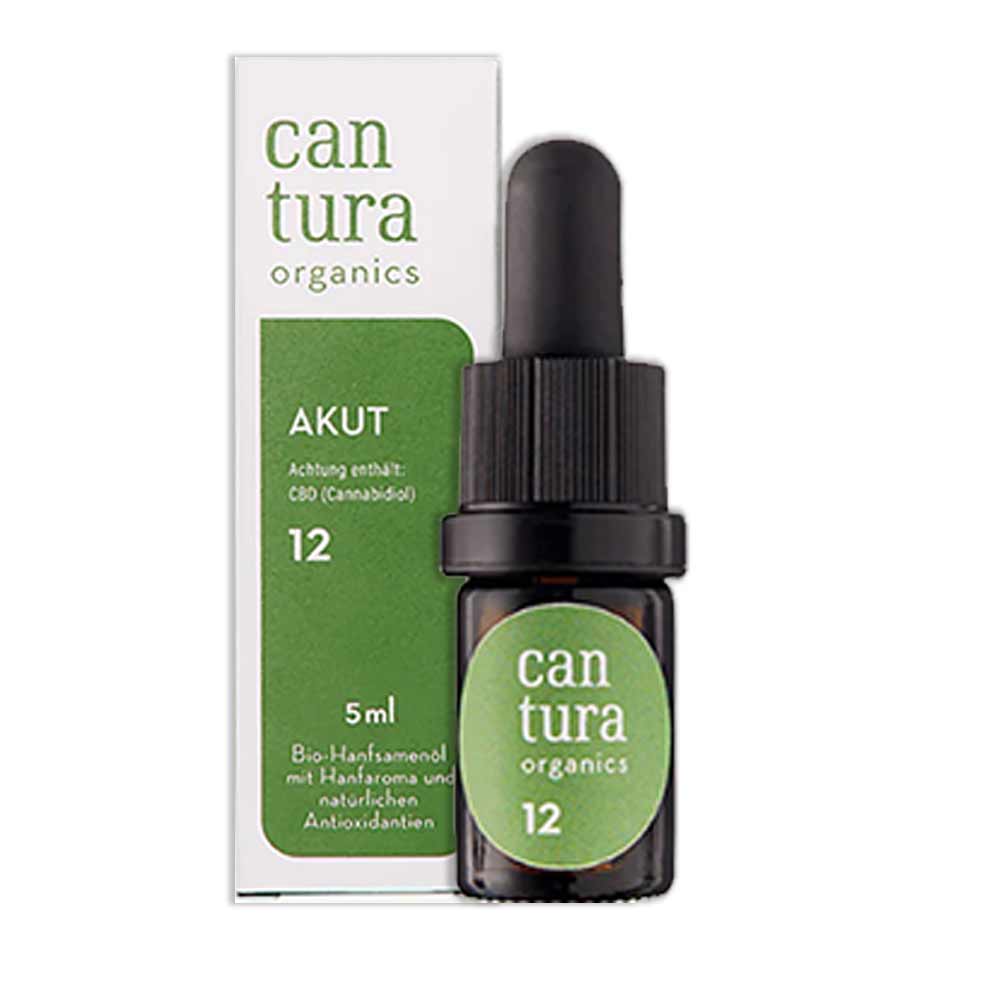 Cantura Organics Akut 12% CBD Öl