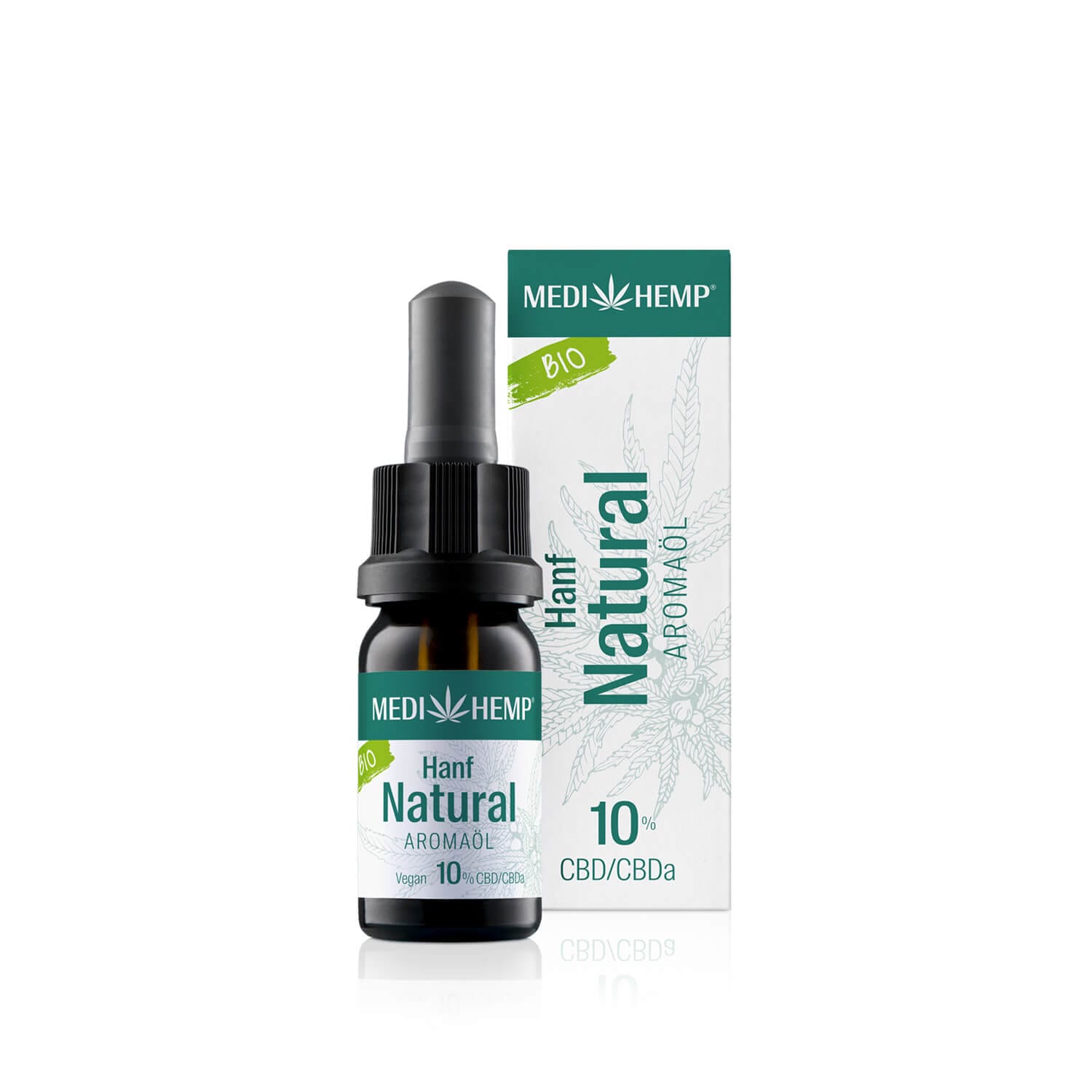 Medihemp Bio Hanf Natural 10 % CBD Öl