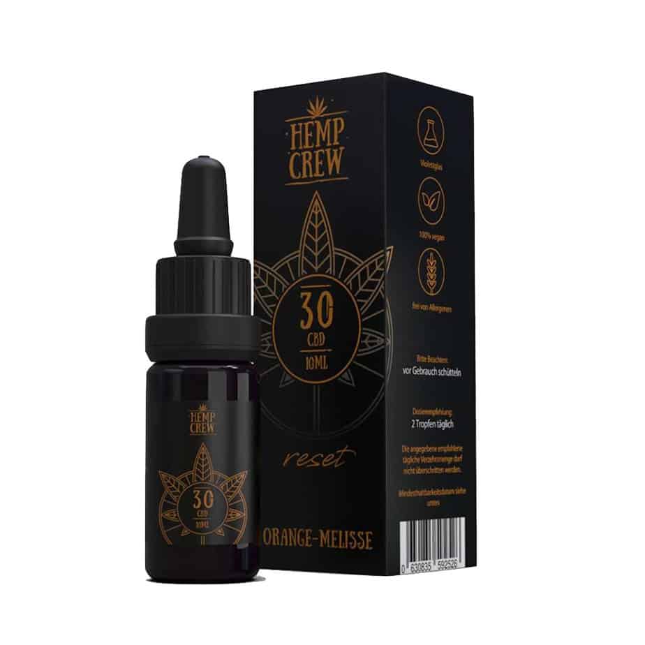 Hemp Crew RESET - Orange-Melisse 30 % CBD Öl