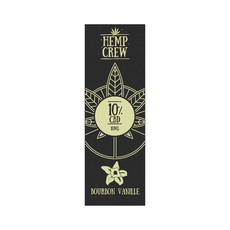 Hemp Crew Bourbon Vanille 10 % CBD Öl