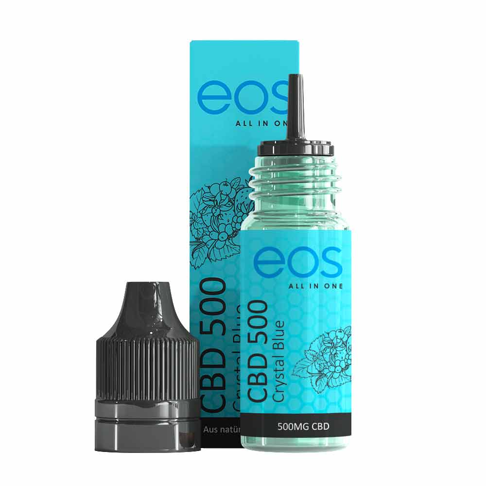 eos Crystal Blue 500mg CBD Liquid